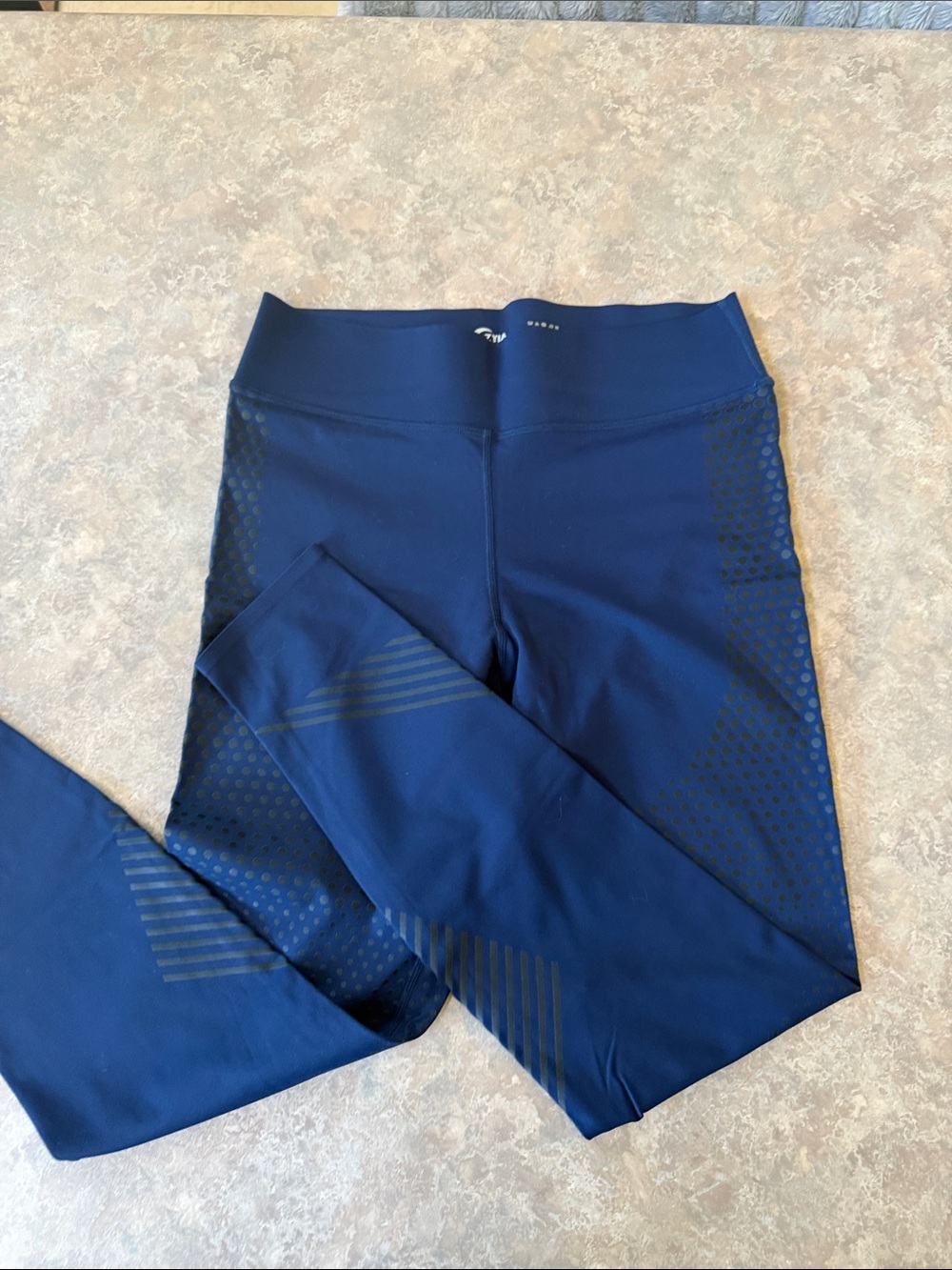 ZYIA Navy Active High-Rise Leggings